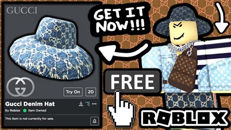 how to get roblox gucci hat